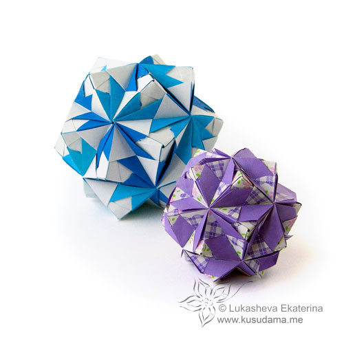 Sonobe origami kusudama