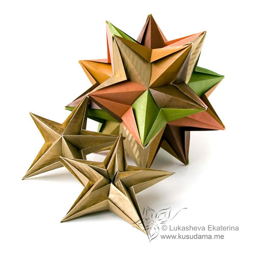 Enigma modular origami star
