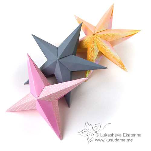 Futurica modular origami star