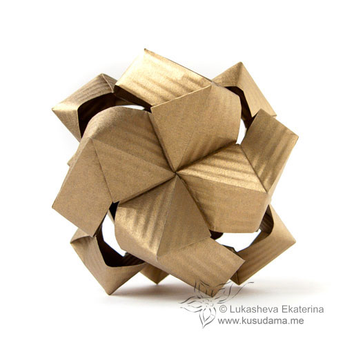 Modulata origami kusudama