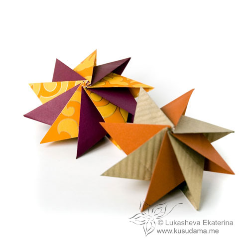 Septima modular origami star