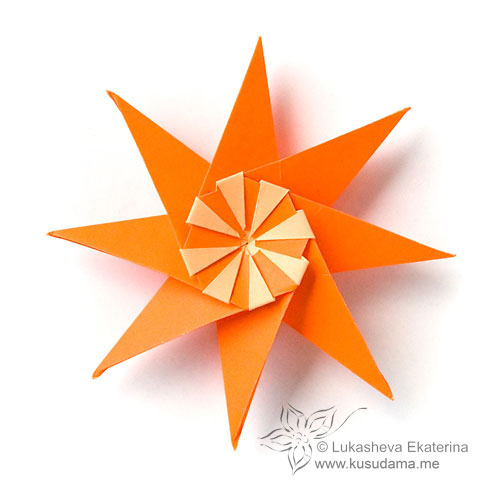 Solar modular origami stars