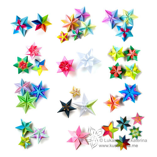 modular origami stars