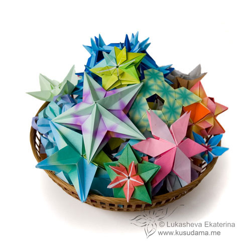 modular origami stars